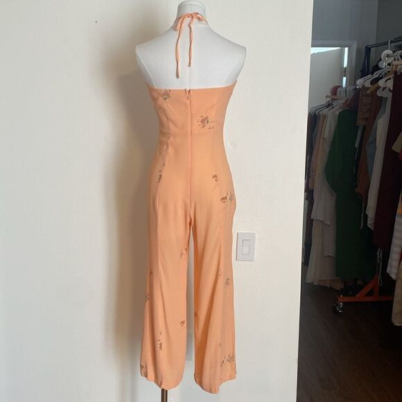 Flynn Skye Jordan Cut-Out Halter Jumpsuit Size Medium - Picture 8 of 15